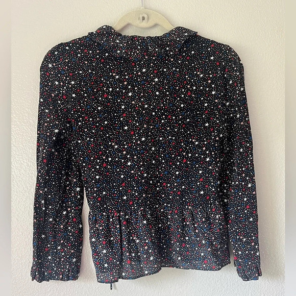 MADEWELL Starry Night Silk Wrap Top - Picture 6 of 6